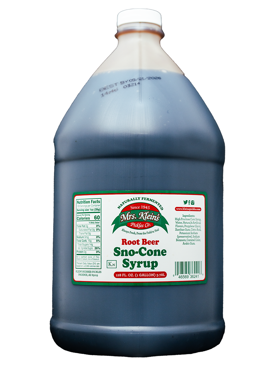 Root Beer Sno-Cone Syrup (1 Gal)