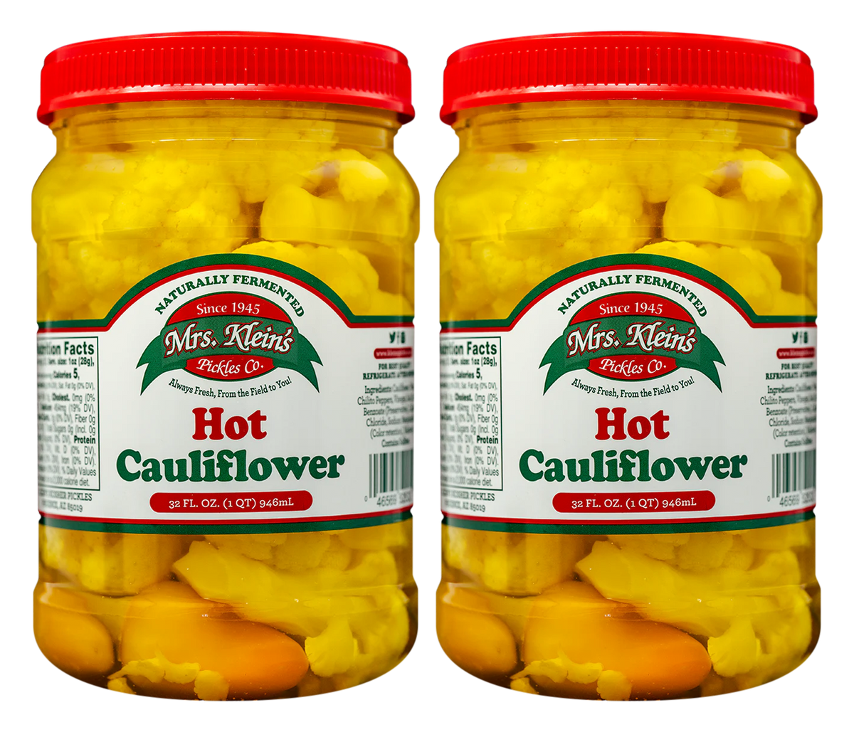Hot Cauliflower (32oz) - 2-Pack (1 quart (32oz))