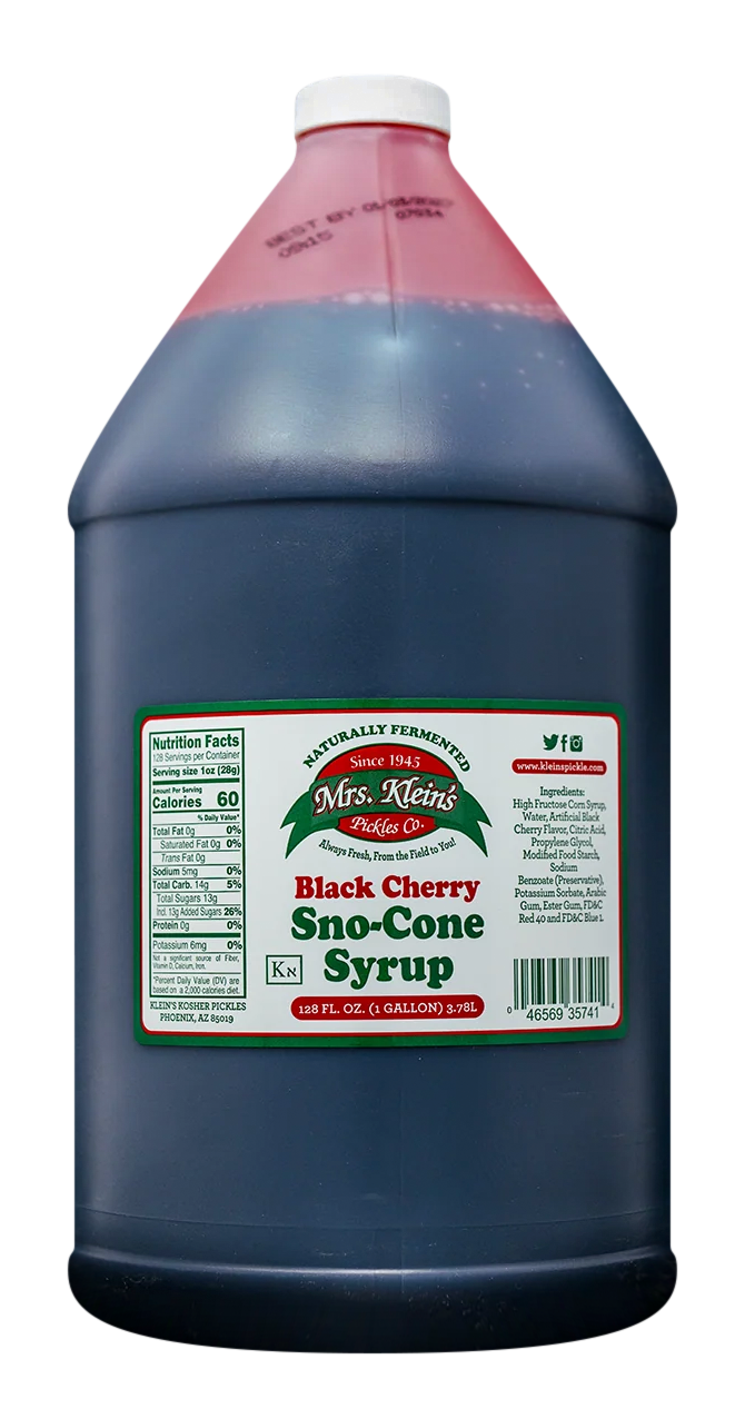 Black Cherry Sno-Cone Syrup (1 Gal) - 1 Gal