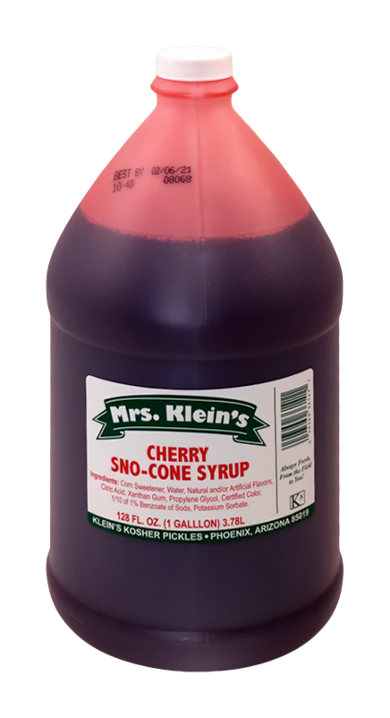 Cherry Sno-Cone Syrup - 1 Gallon