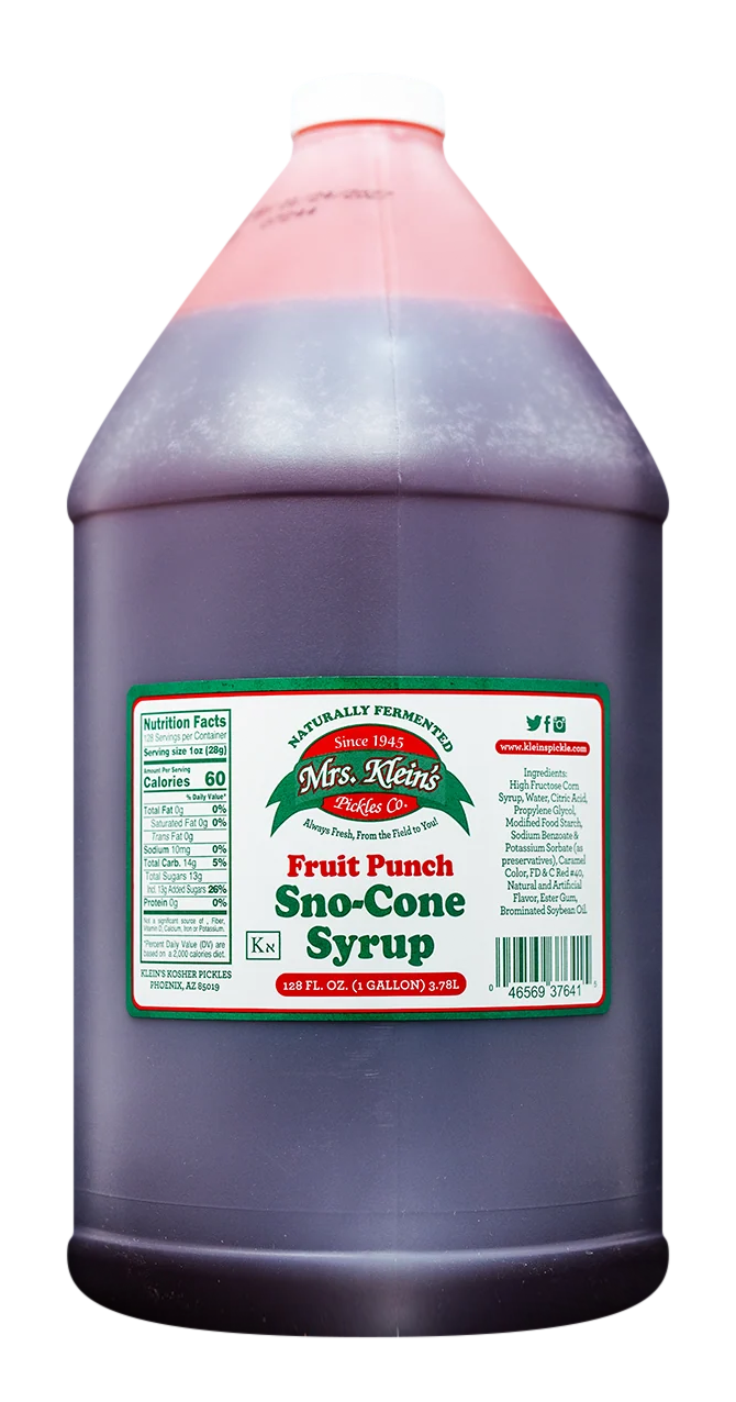 Fruit Punch Sno-Cone Syrup (1 Gal) - 1 Gal