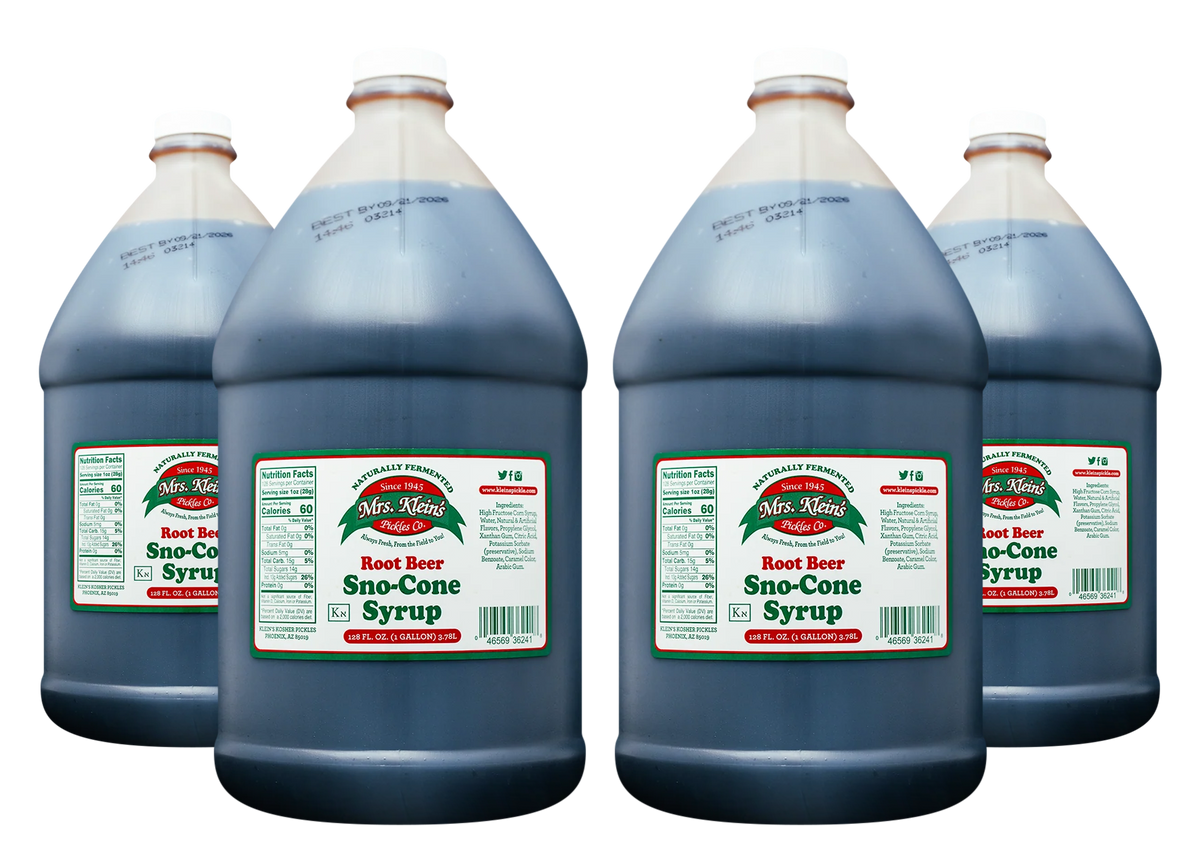 Root Beer Sno-Cone Syrup (1 Gal) - 1 Case (4/1 Gal)