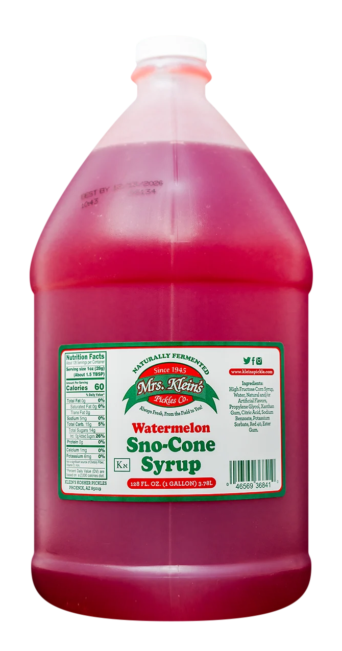 Watermelon Sno-Cone Syrup (1 Gal) - 1 Gal