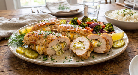 Pickle-Stuffed Chicken Breasts: A Tangy Twist on Dinner