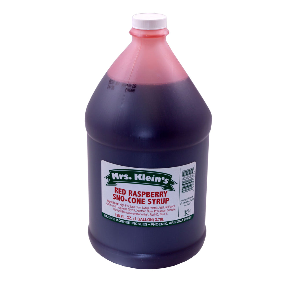 Red Raspberry Sno-Cone Syrup (1 Gal) – Mrs. Klein's Pickle Co.