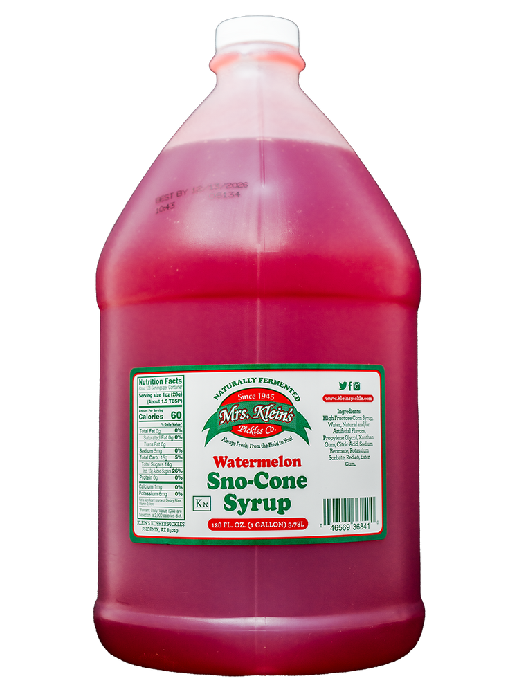 Watermelon Sno-Cone Syrup (1 Gal)