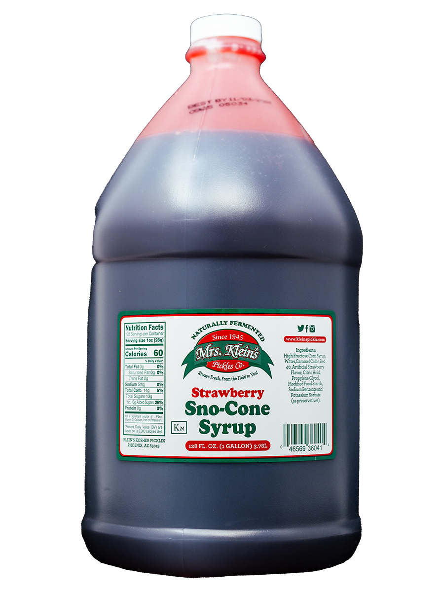 Strawberry Sno-Cone Syrup (1 Gal)