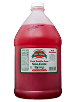 Pink Bubble Gum Sno-Cone Syrup (1 Gal)