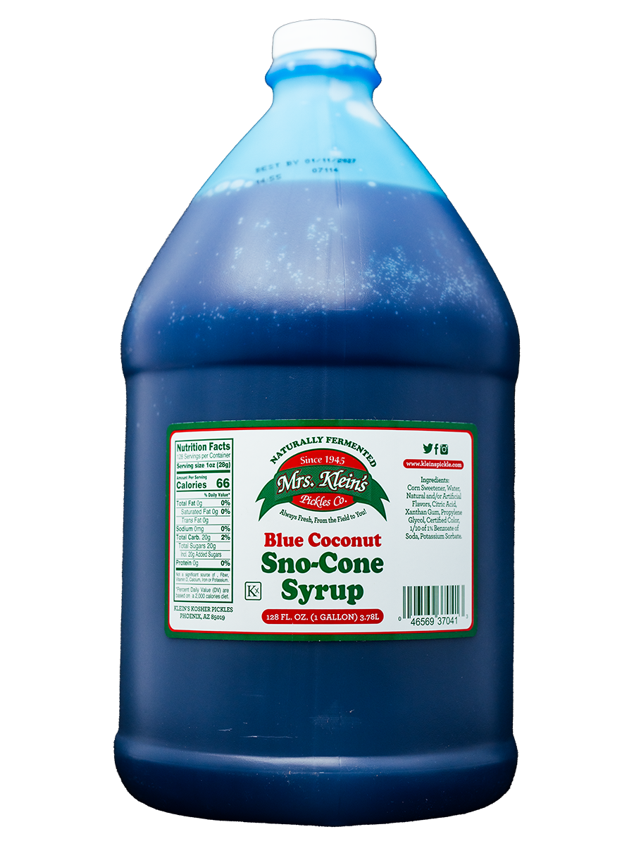 Blue Coconut Sno-Cone Syrup (1 Gal)