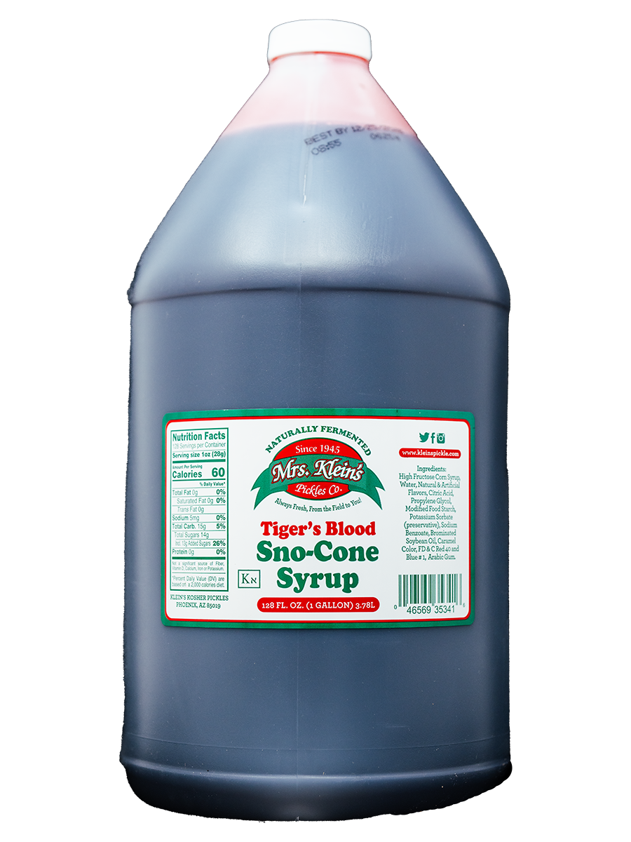 Tiger's Blood Sno-Cone Syrup (1 Gal)