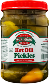Hot Dill Pickles (32oz)