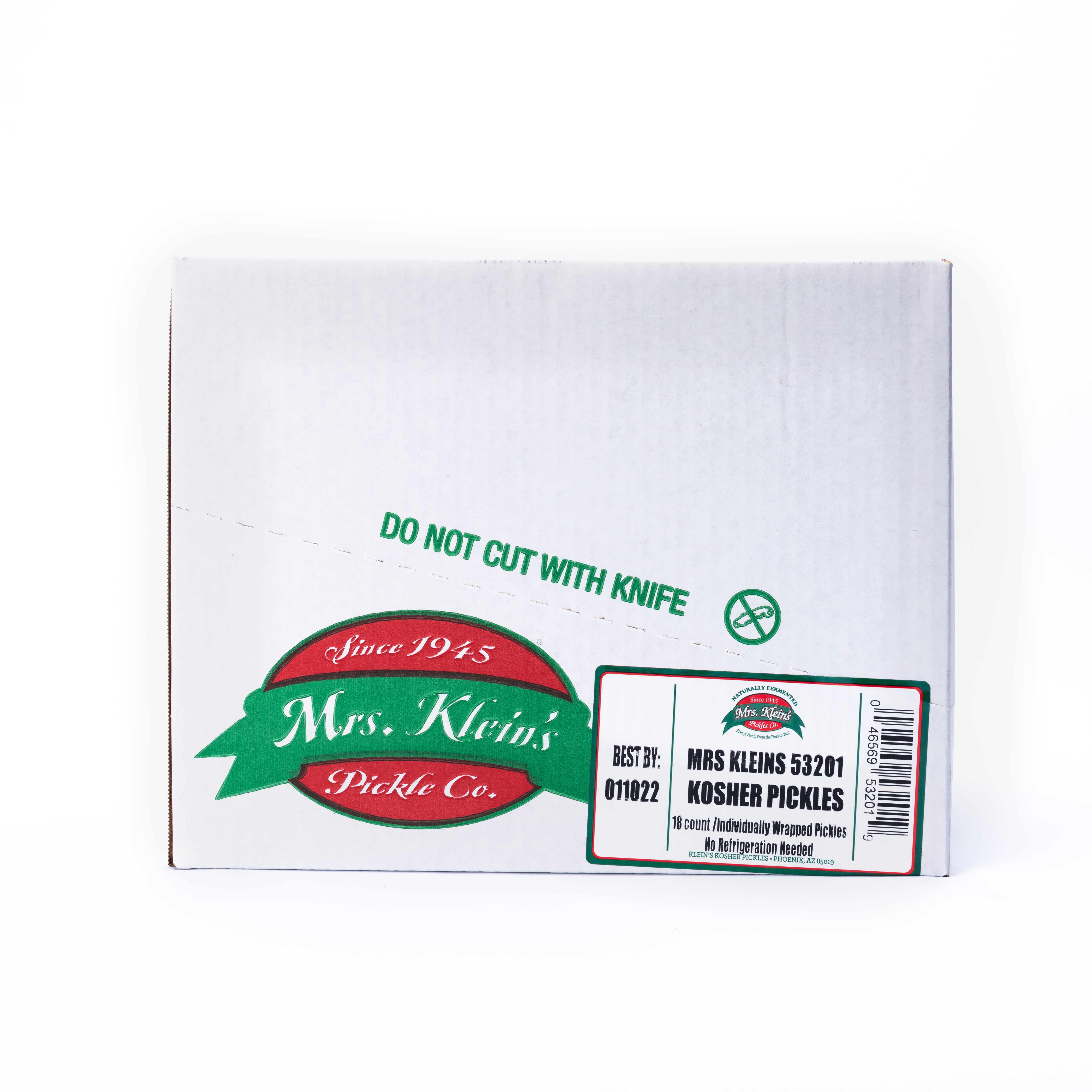 Single Serve Kosher Dill Pickle in a Pouch – Mrs. Klein's Pickle Co.
