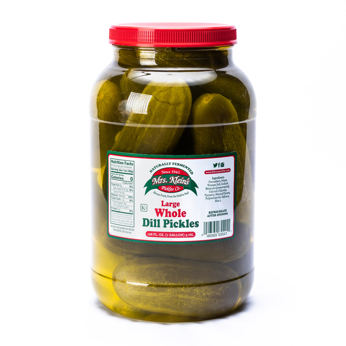 Pickle Large Large Dill Pickles (1 Gal) – Mrs. Klein's Pickle Co.