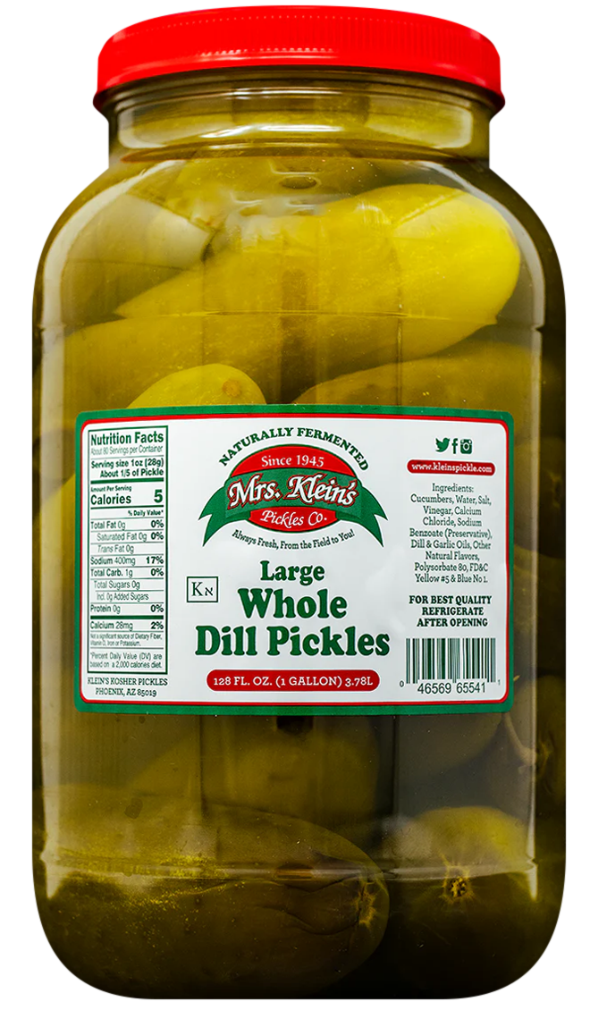 Pickle Large Large Dill Pickles – Mrs. Klein's Pickle Co.