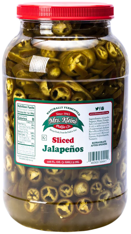 Sliced Jalapenos (1 Gal)