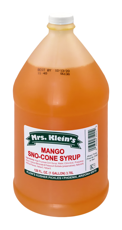 Mango Sno-Cone Syrup (1 Gal) - 1 Gal