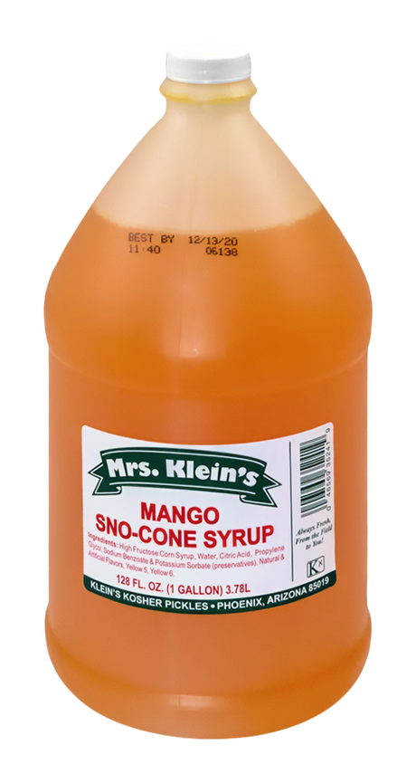 Mango Sno-Cone Syrup (1 Gal) - 1 Gal