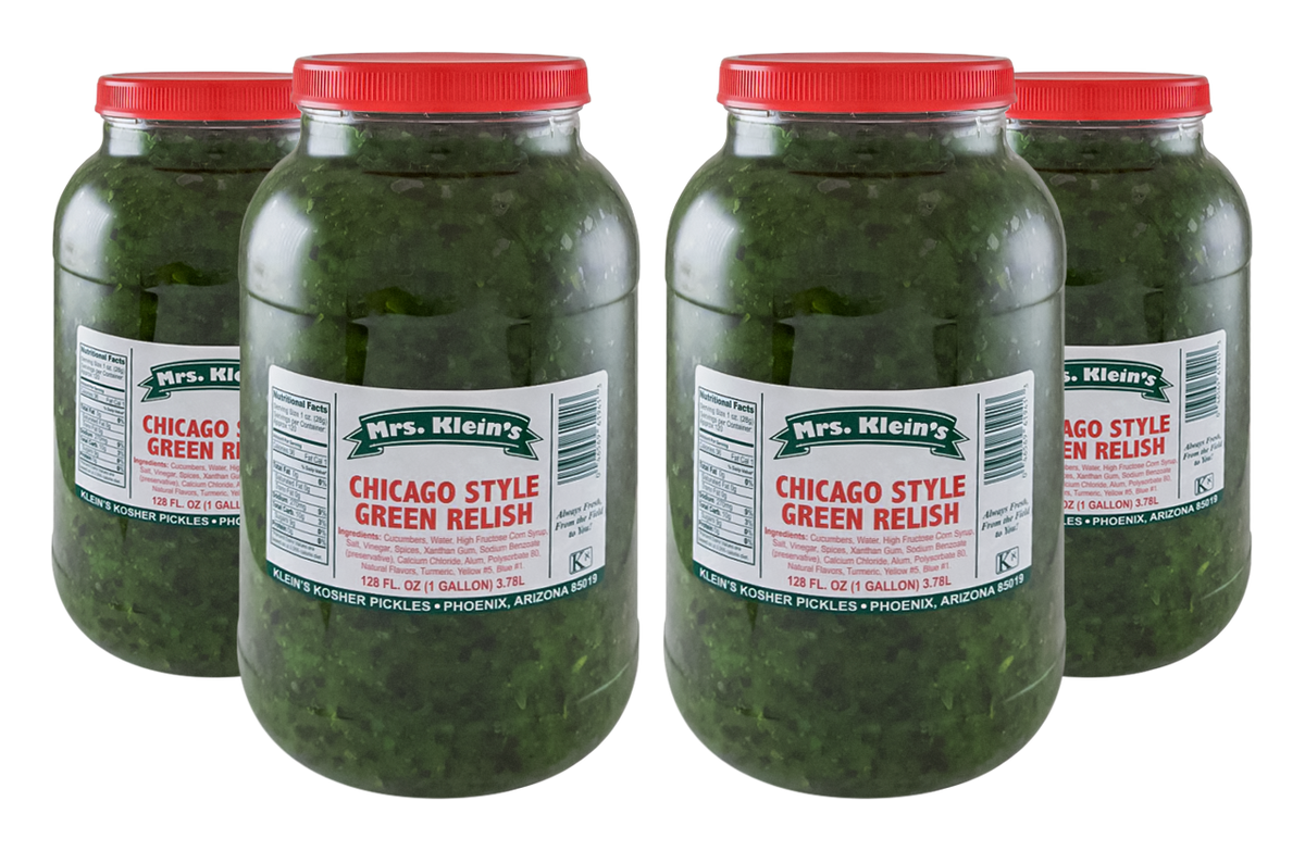 Chicago Style Green Relish (1 Gal) - 1 case (4/1 Gal)