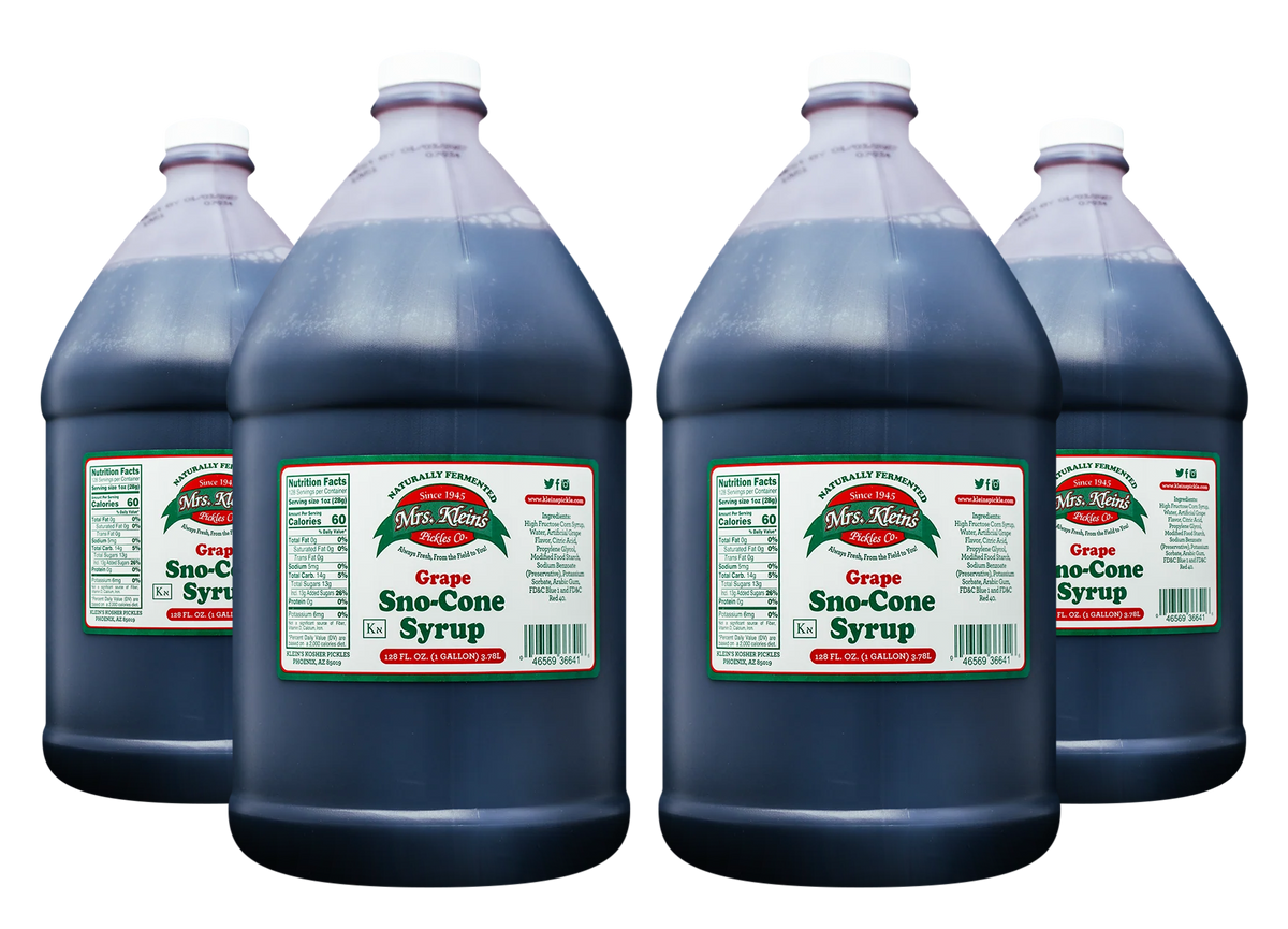 Grape Sno-Cone Syrup - 1 Case (4/1 Gal)