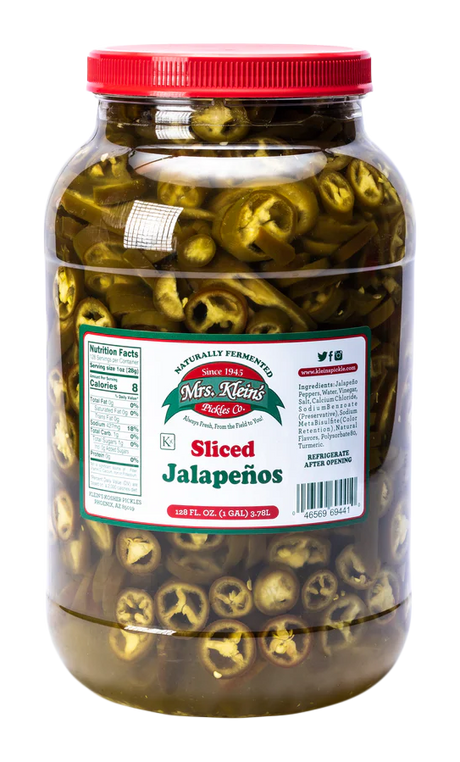 Sliced Jalapenos (1 Gal) - 1 Gal
