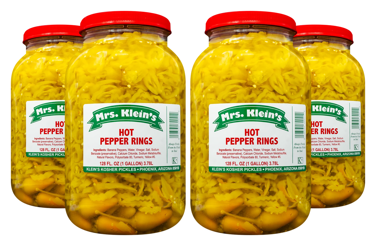 Hot Pepper Rings (1 Gal) - 1 Case (4/1 Gal)