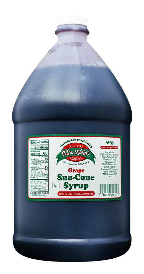 Grape Sno-Cone Syrup - 1 Gal