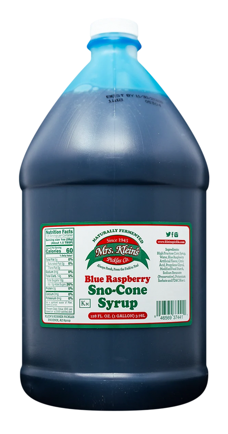 Blue Raspberry Sno-Cone Syrup (1 Gal) - 1 Gal