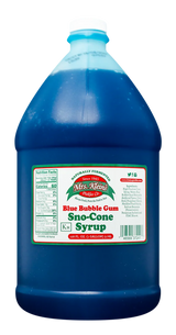 Blue Bubble Gum Sno-Cone Syrup (1 Gal) - 1 Gal