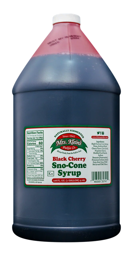 Black Cherry Sno-Cone Syrup (1 Gal) - 1 Gal