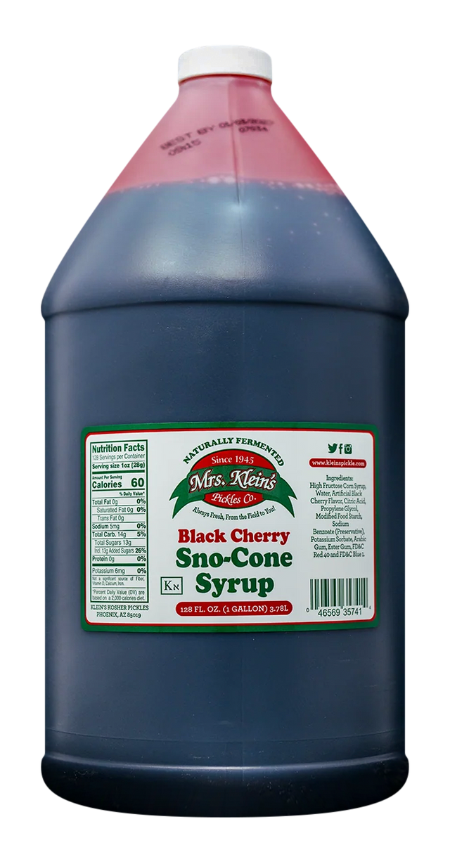 Black Cherry Sno-Cone Syrup (1 Gal) - 1 Gal