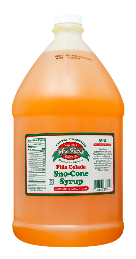 Pina Colada Sno-Cone Syrup (1 Gal) - 1 Gal