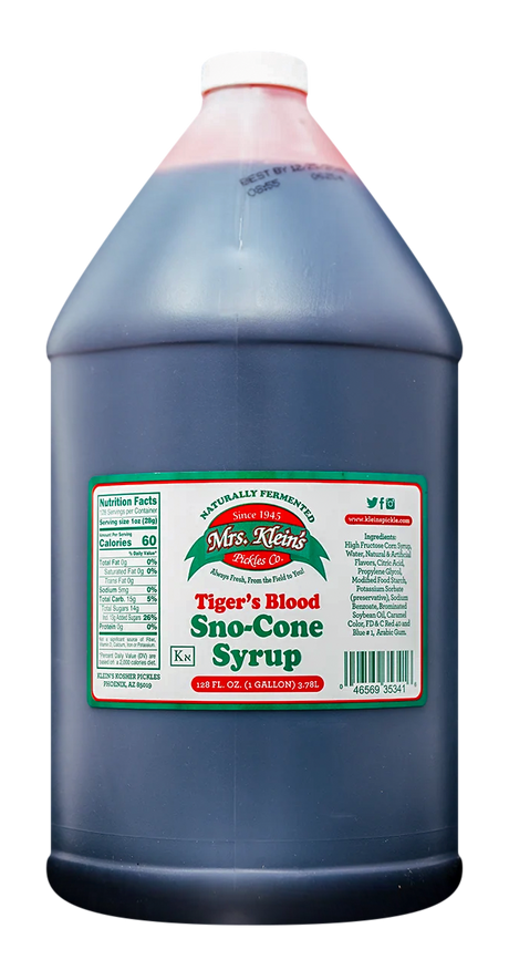 Tiger's Blood Sno-Cone Syrup (1 Gal) - 1 Gal