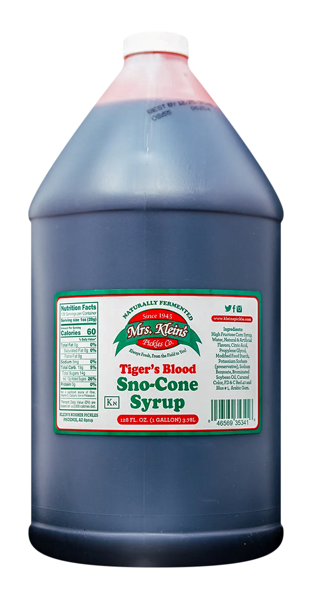 Tiger's Blood Sno-Cone Syrup (1 Gal) - 1 Gal