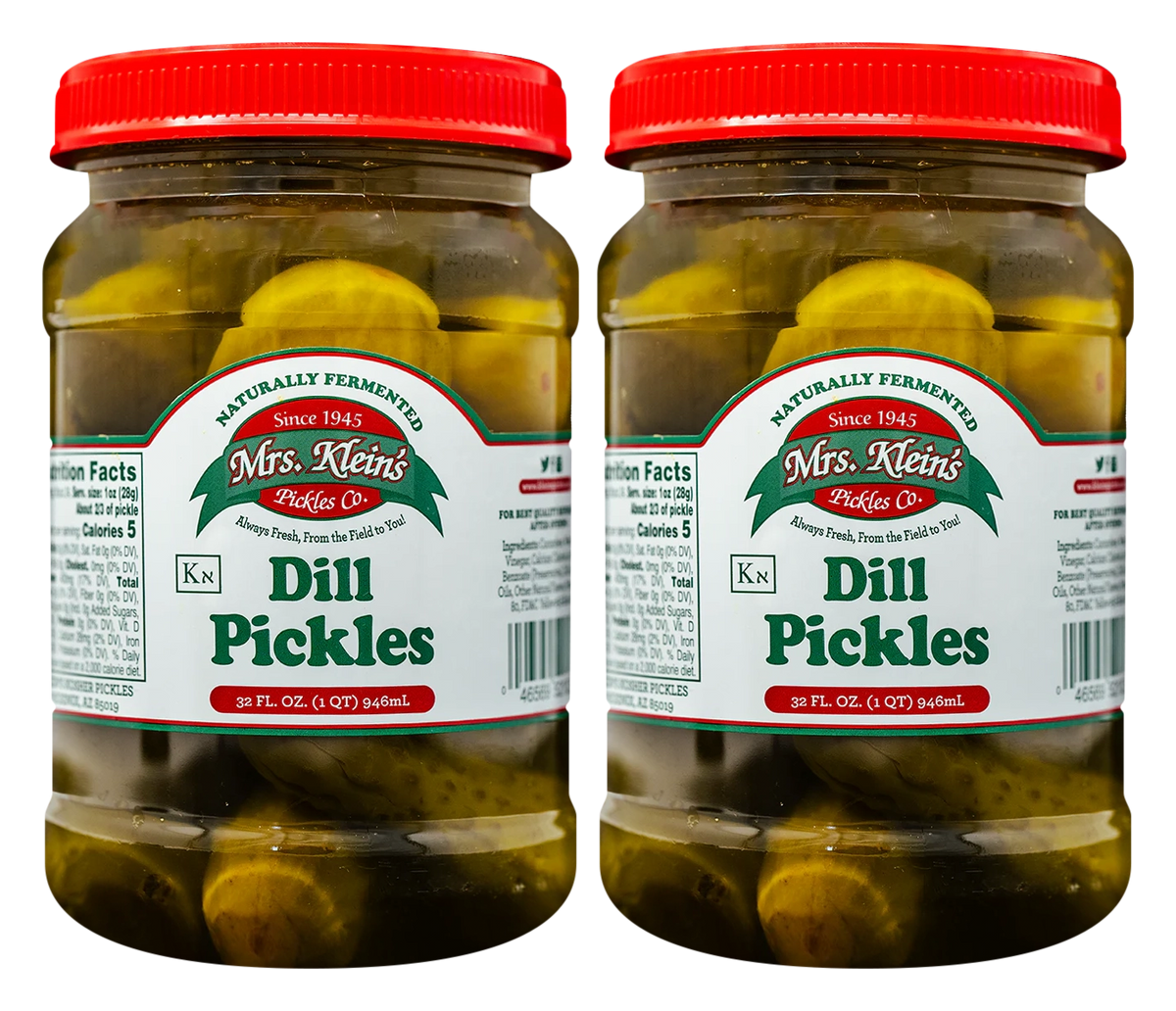 Dill Pickles (32oz) - 2-Pack (1 quart (32oz))