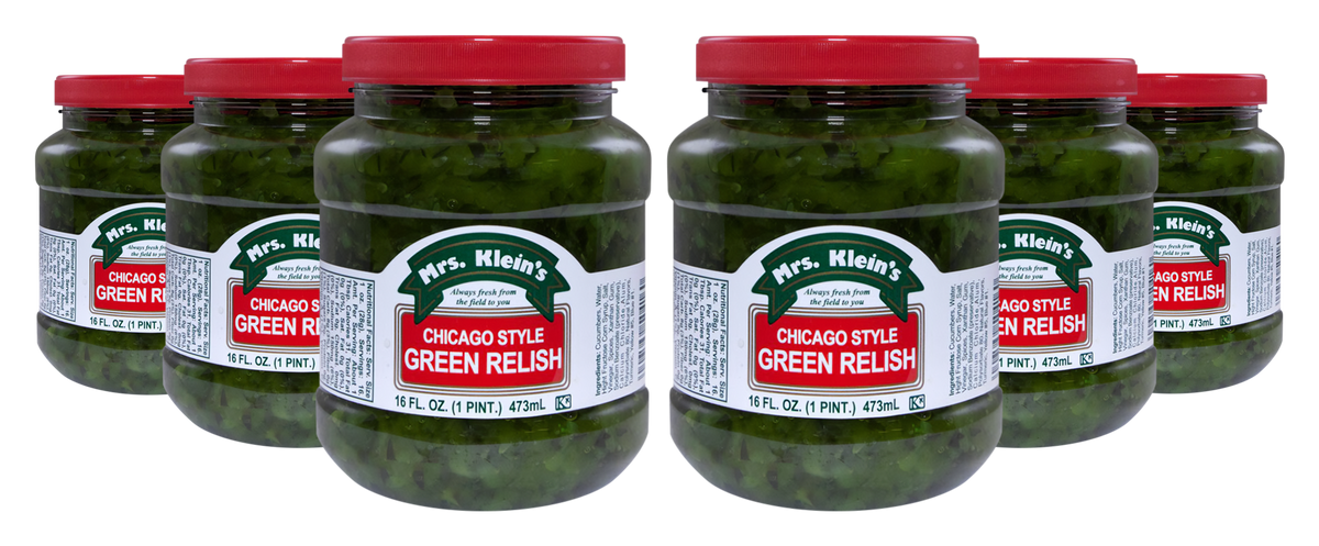 Chicago Style Green Relish (16oz) - 1 case (6/16oz)
