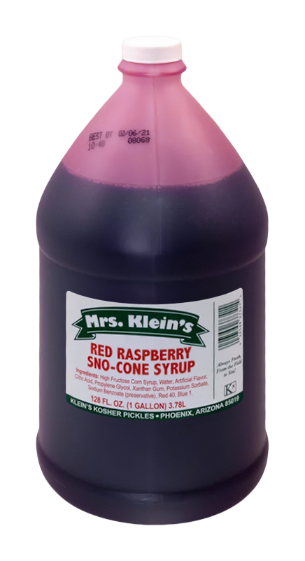 Red Raspberry Sno-Cone Syrup (1 Gal) - 1 Gal