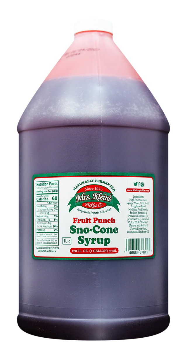 Fruit Punch Sno-Cone Syrup (1 Gal) - 1 Gal