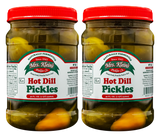 Hot Dill Pickles (32oz) - 2-Pack (1 quart (32oz))