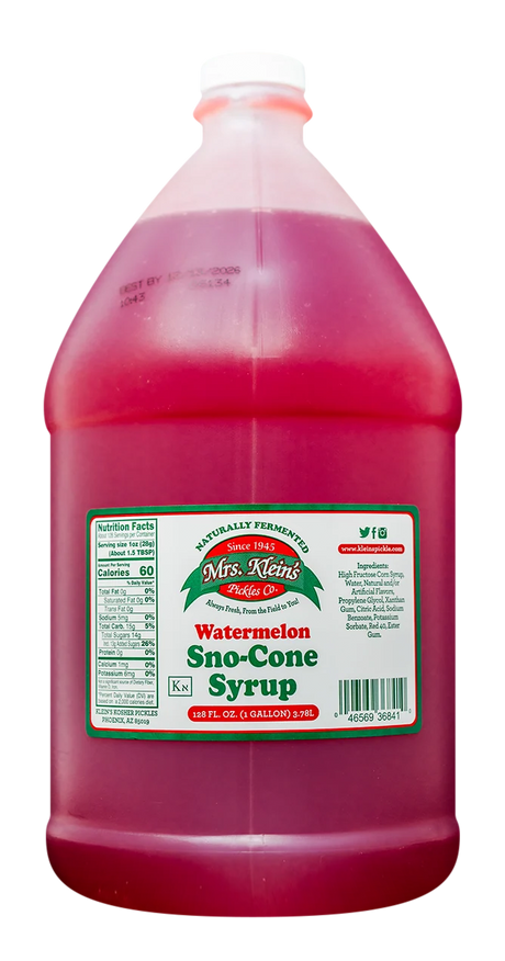 Watermelon Sno-Cone Syrup (1 Gal) - 1 Gal