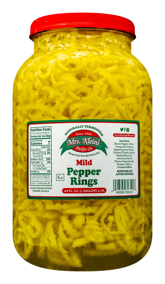 Mild Pepper Rings (1 Gal) - 1 Gal