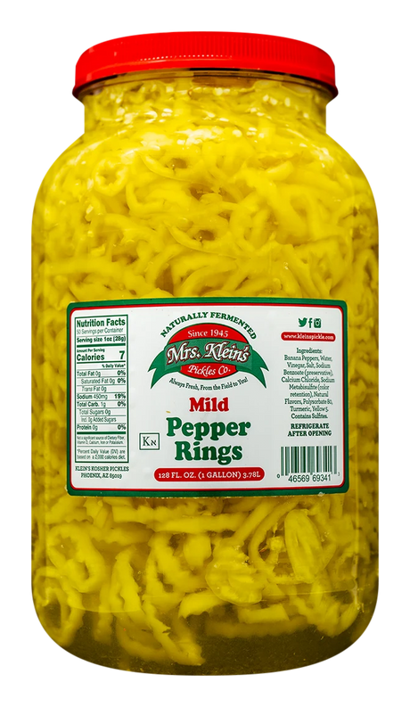 Mild Pepper Rings (1 Gal) - 1 Gal
