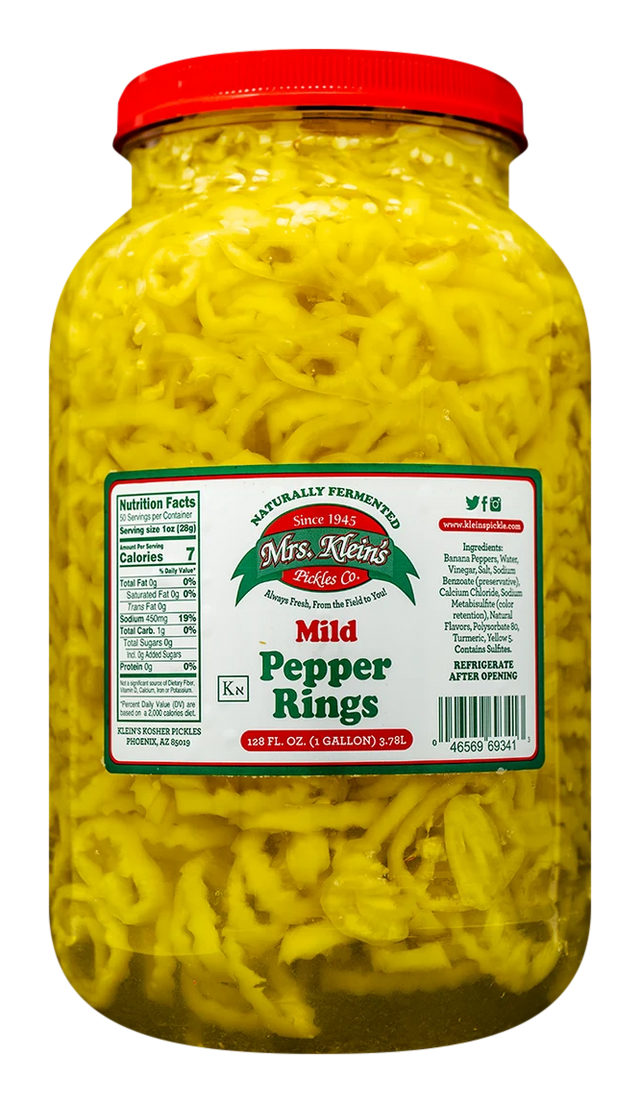Mild Pepper Rings (1 Gal) - 1 Gal