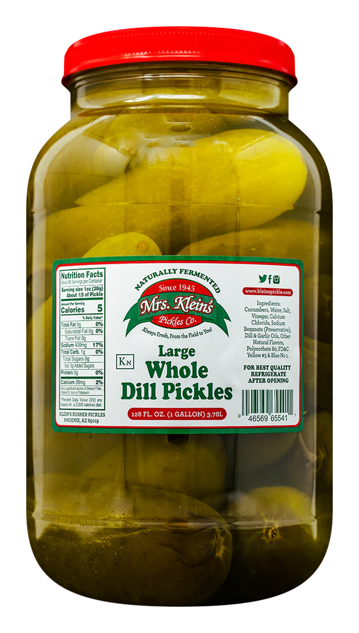 Large Dill Pickles (1 Gal) - 1 Gallon