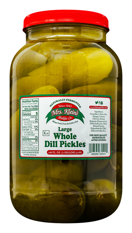 Large Dill Pickles (1 Gal) - 1 Gallon