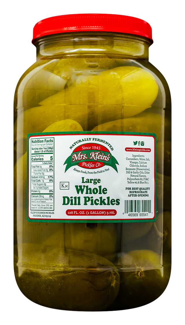 Large Dill Pickles (1 Gal) - 1 Gallon