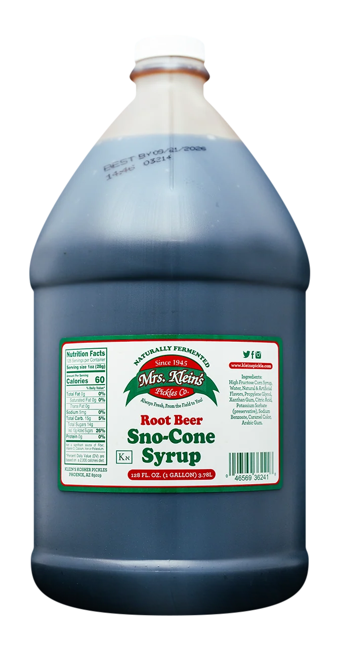 Root Beer Sno-Cone Syrup (1 Gal) - 1 Gal