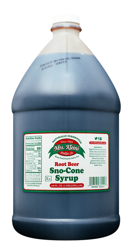 Root Beer Sno-Cone Syrup (1 Gal) - 1 Gal