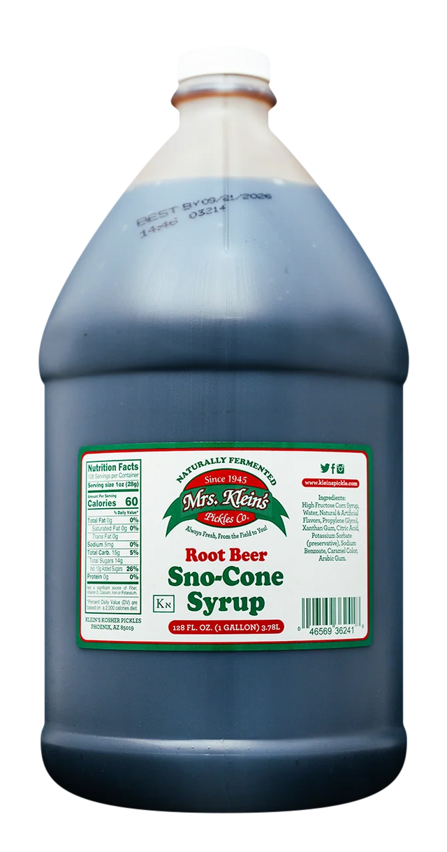 Root Beer Sno-Cone Syrup (1 Gal) - 1 Gal