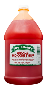 Orange Sno-Cone Syrup (1 Gal) - 1 Gal
