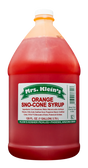 Orange Sno-Cone Syrup (1 Gal) - 1 Gal